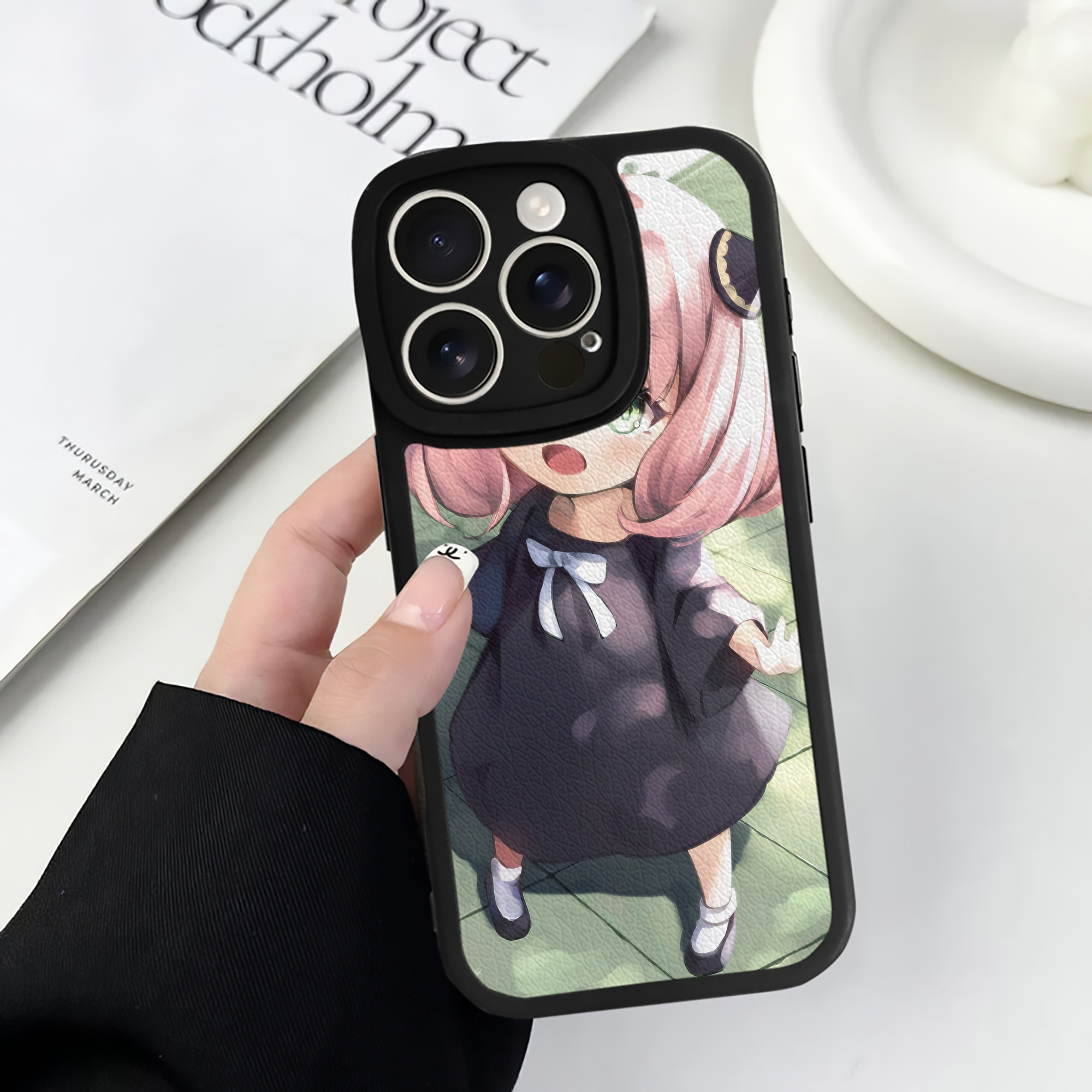 （画像用） SPY×FAMILY间谍家家酒 【iPhone 16シリーズ対応】シリコンスマホケース（レザー調） 材質：シリコン